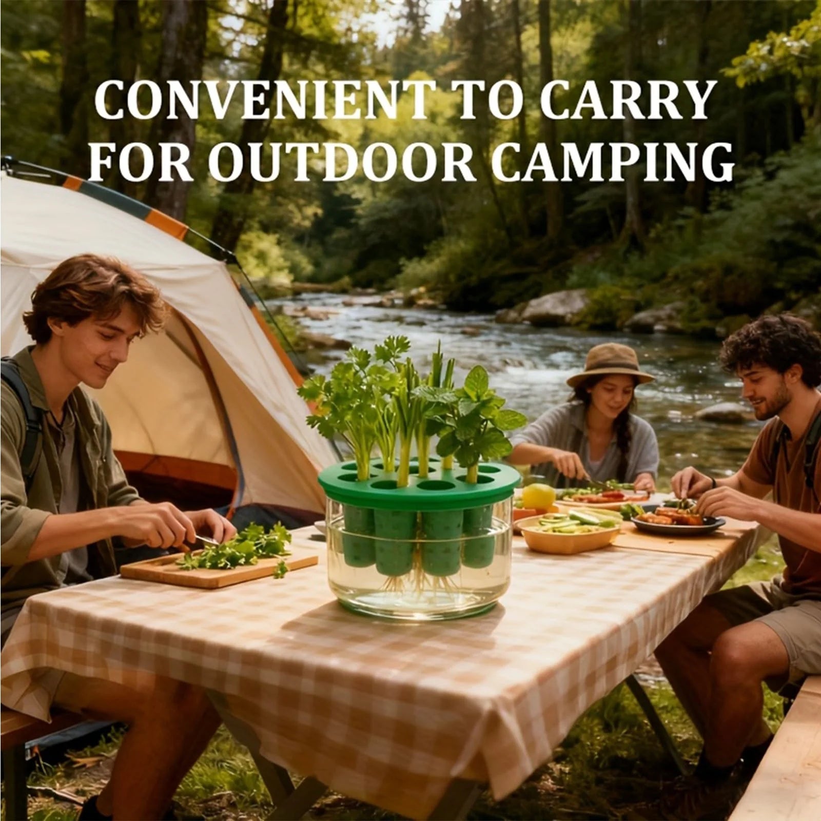 9-Hole Hydroponic Planter