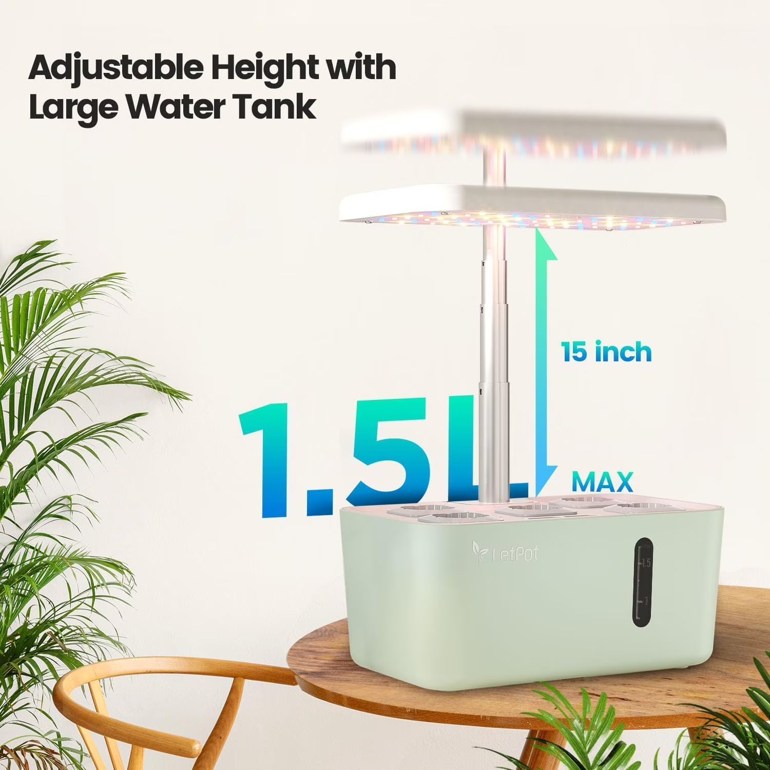 LetPot MINI 5-Pod Hydroponics System