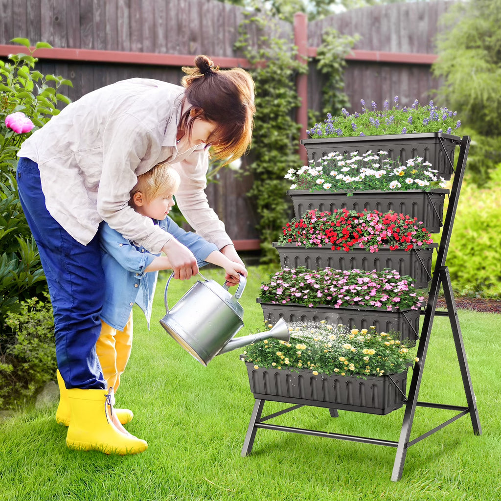 Funcid 5-Tier Vertical Garden Planter