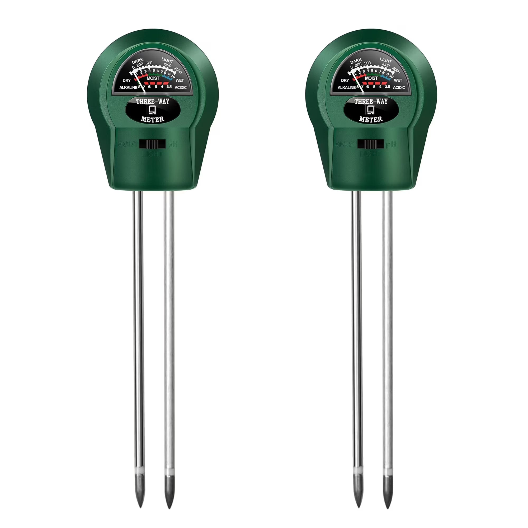 3-in-1 Soil Meter 2 Pack