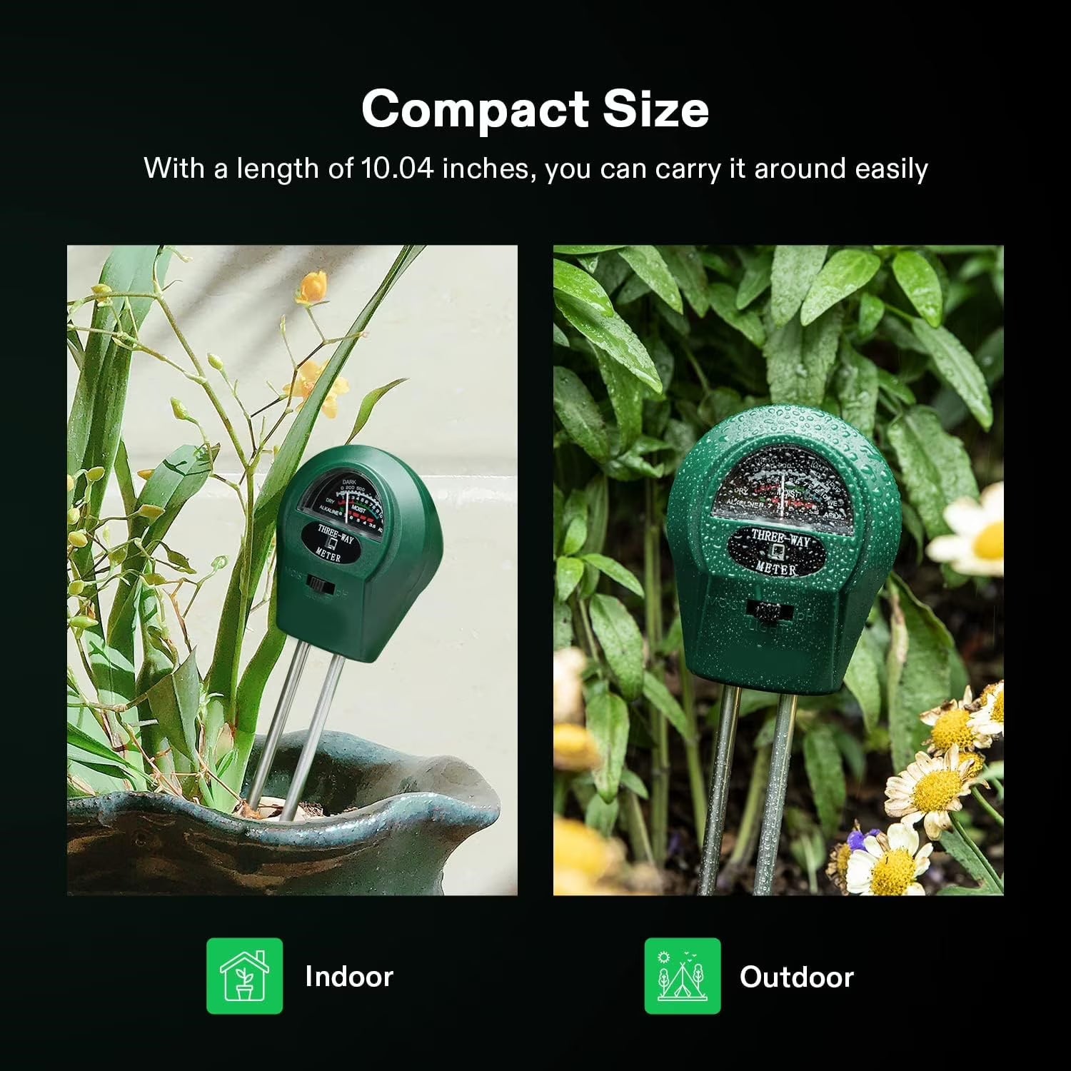 3-in-1 Soil Meter 2 Pack