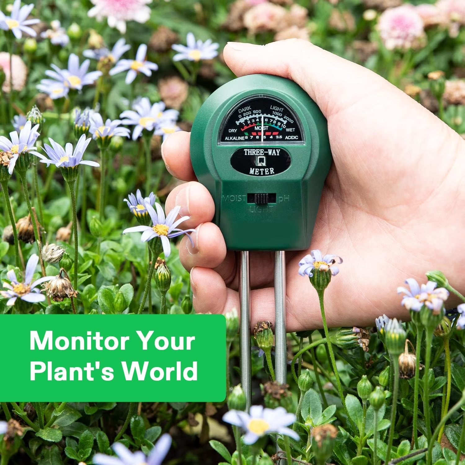 3-in-1 Soil Meter 2 Pack