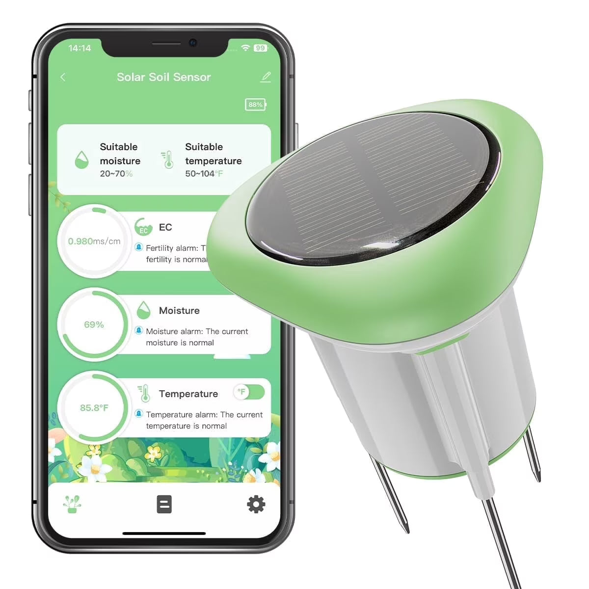 GreenVation WiFi Smart Soil Sensor