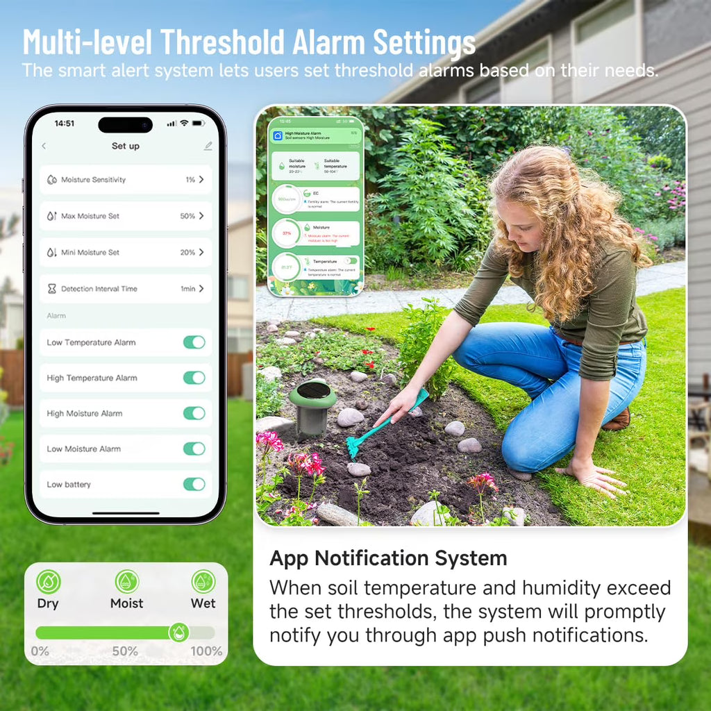 GreenVation WiFi Smart Soil Sensor