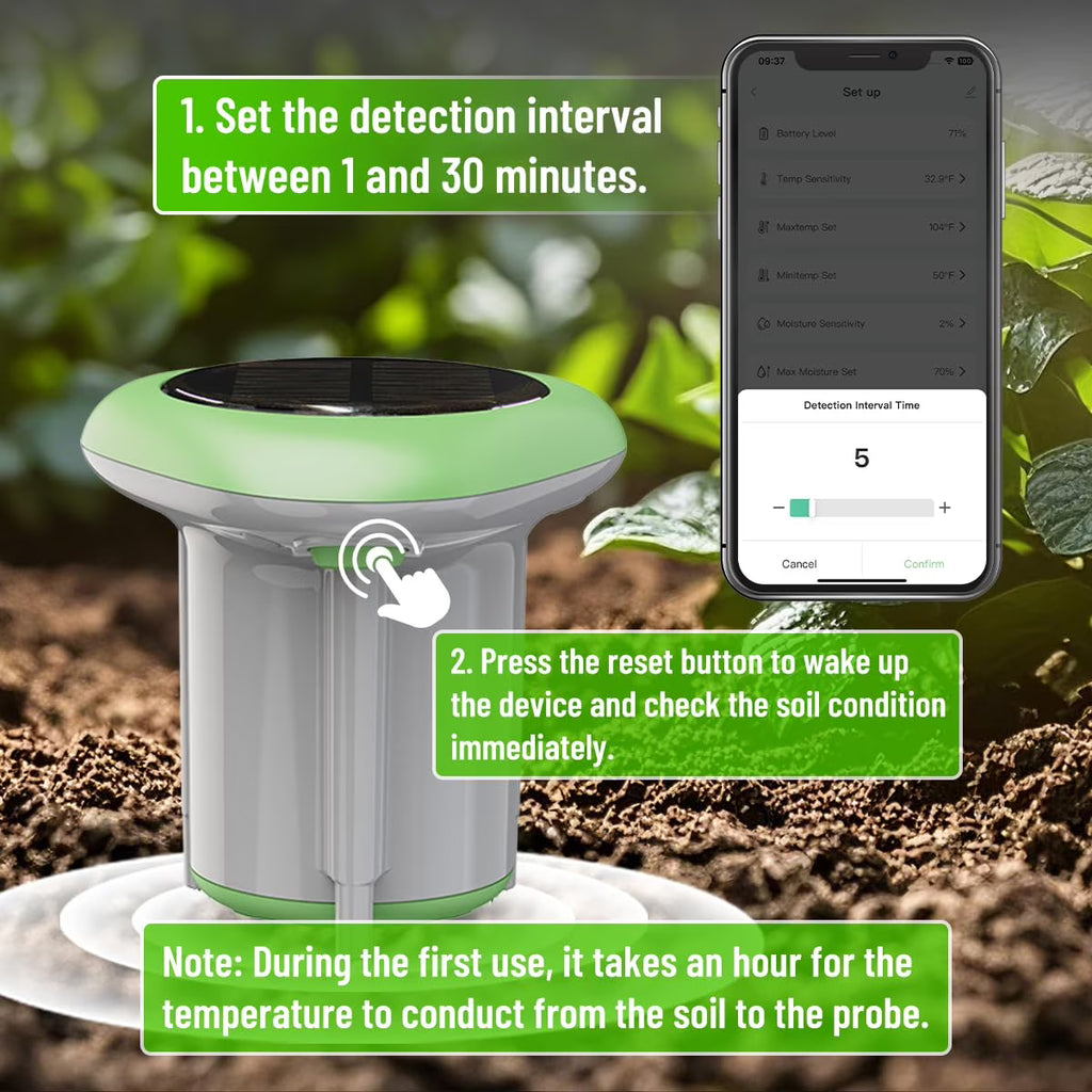 GreenVation WiFi Smart Soil Sensor